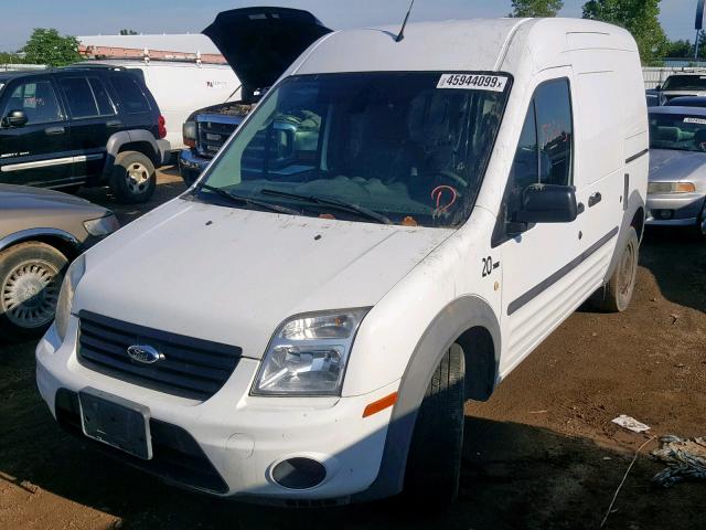 NM0LS7BN5DT130754 - 2013 FORD TRANSIT CO WHITE photo 2