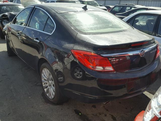 2G4GS5EV0D9219073 - 2013 BUICK REGAL PREM BLACK photo 3