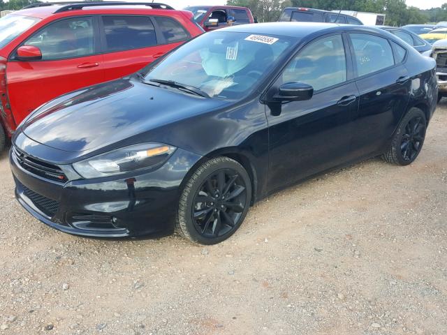 1C3CDFBB8GD728739 - 2016 DODGE DART SXT BLACK photo 2