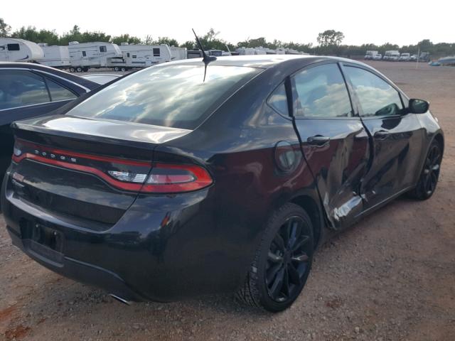 1C3CDFBB8GD728739 - 2016 DODGE DART SXT BLACK photo 4