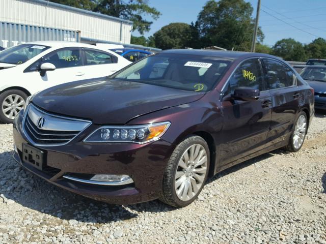 JH4KC1F52EC001857 - 2014 ACURA RLX TECH RED photo 2