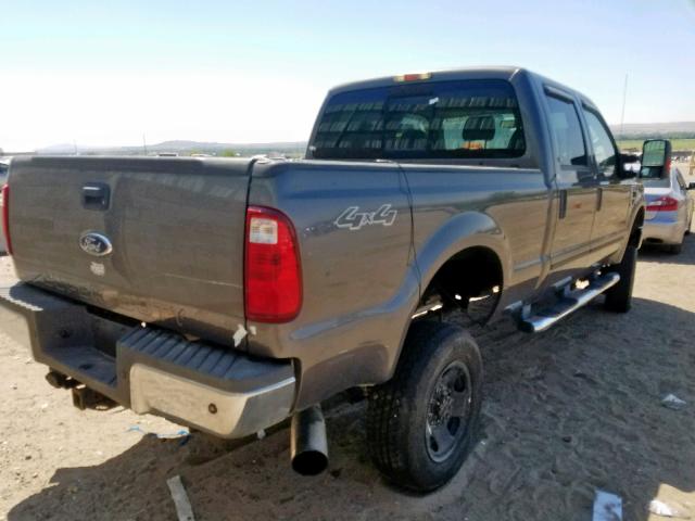 1FTWW31R38EC41699 - 2008 FORD F350 SRW S GRAY photo 3