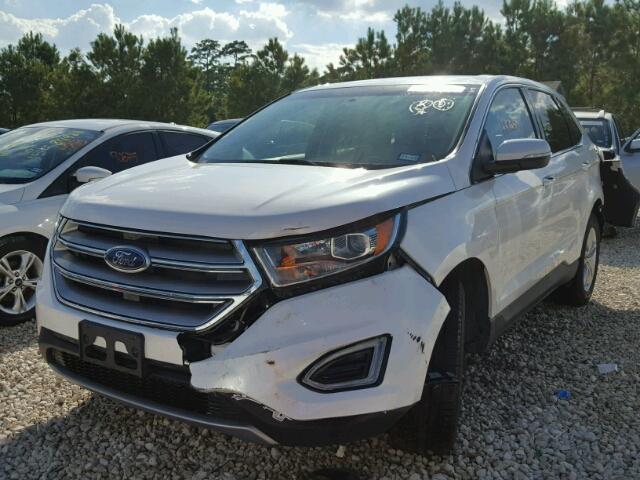 2FMPK3J9XHBC29685 - 2017 FORD EDGE SEL WHITE photo 2