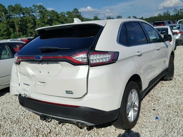 2FMPK3J9XHBC29685 - 2017 FORD EDGE SEL WHITE photo 4