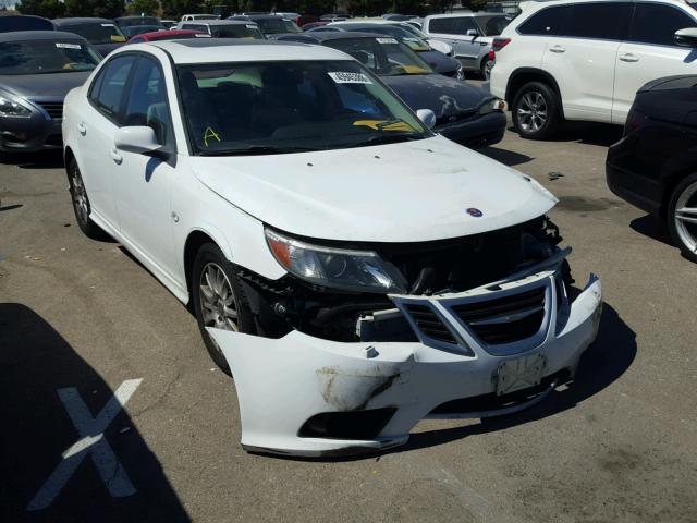 YS3FA4CY3A1613475 - 2010 SAAB 9-3 2.0T WHITE photo 1