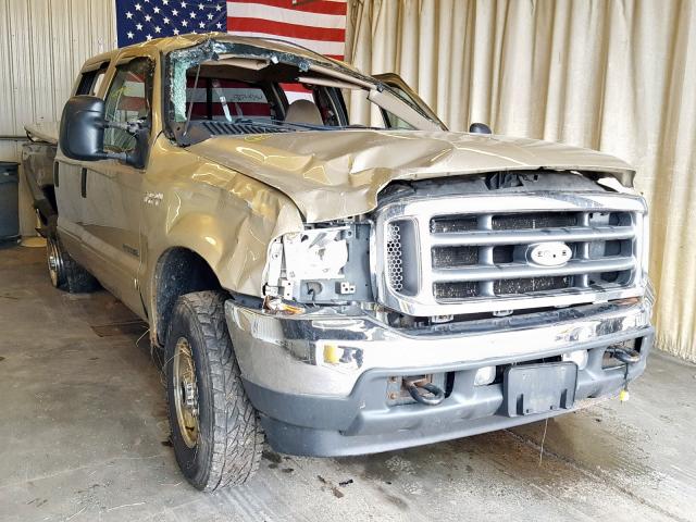 1FTSW31F51EB98381 - 2001 FORD F350 SRW S GOLD photo 1