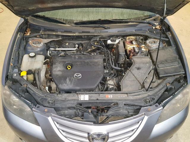 JM1BK323861434603 - 2006 MAZDA 3 S GRAY photo 7