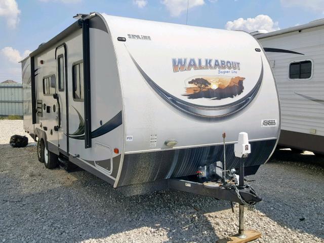 1SE200L20EC000410 - 2014 WALK TRAILER GRAY photo 1