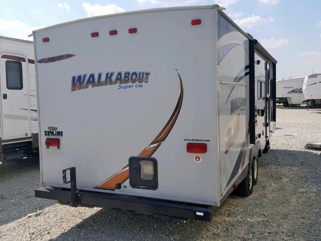 1SE200L20EC000410 - 2014 WALK TRAILER GRAY photo 4