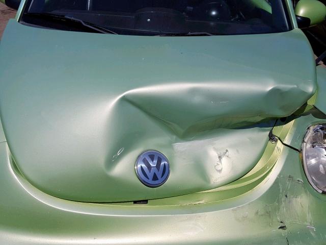 3VWCD31C44M412773 - 2004 VOLKSWAGEN NEW BEETLE მწვანე ფოტო 7