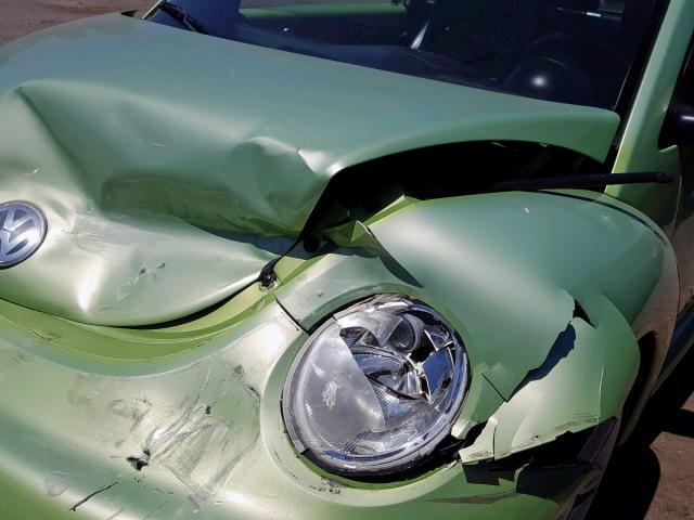 3VWCD31C44M412773 - 2004 VOLKSWAGEN NEW BEETLE მწვანე ფოტო 9
