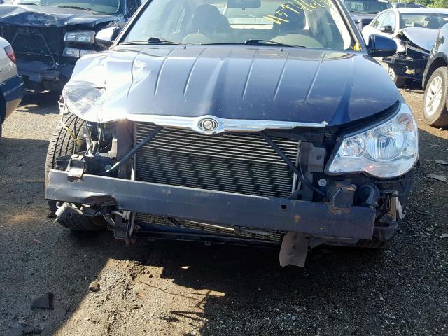 1C3LC56K38N261541 - 2008 CHRYSLER SEBRING TO BLUE photo 9