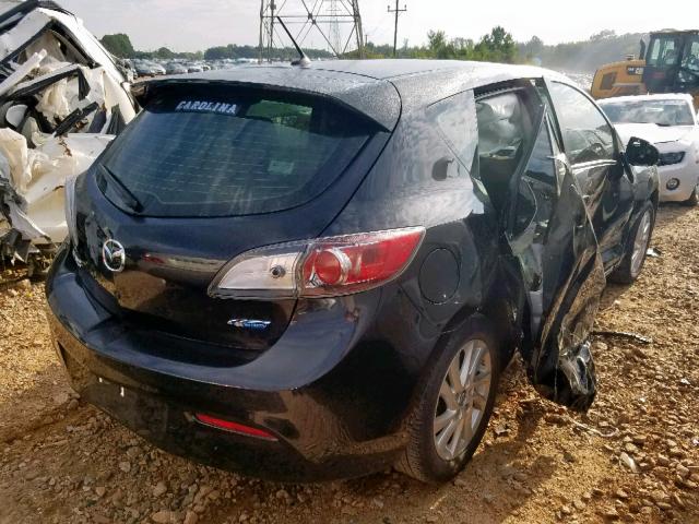 JM1BL1L76D1730087 - 2013 MAZDA 3 I BLACK photo 4