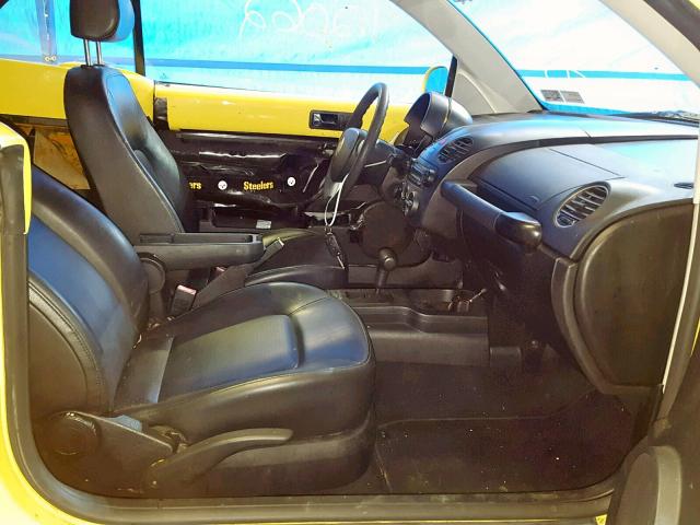 3VWPF31Y97M422842 - 2007 VOLKSWAGEN NEW BEETLE Gelb Foto 5