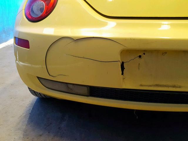 3VWPF31Y97M422842 - 2007 VOLKSWAGEN NEW BEETLE Gelb Foto 9