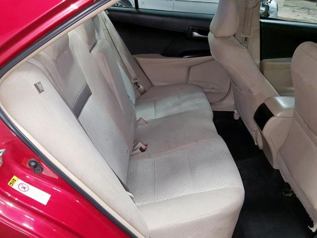 4T4BF1FK4ER439581 - 2014 TOYOTA CAMRY L 红色 照片 6