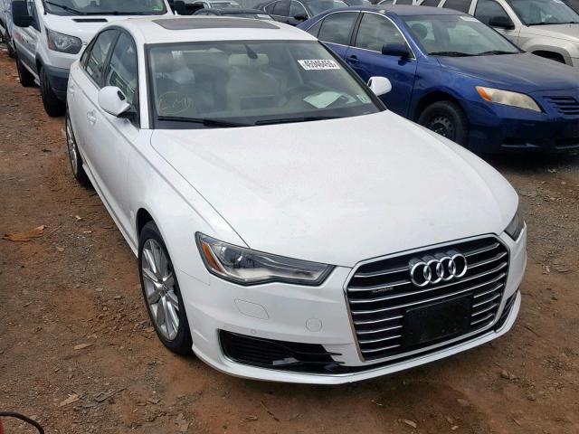 WAUGFAFC4GN145122 - 2016 AUDI A6 PREMIUM WHITE photo 1