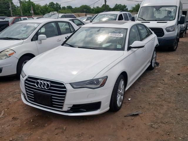 WAUGFAFC4GN145122 - 2016 AUDI A6 PREMIUM WHITE photo 2