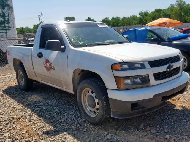 1GCCSBF98C8140666 - 2012 CHEVROLET COLORADO WHITE photo 1