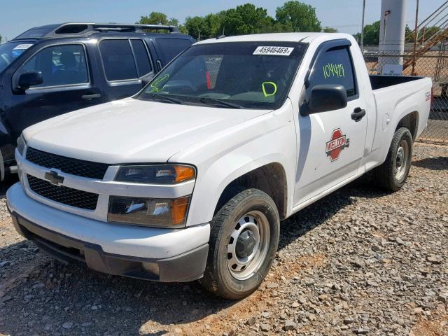 1GCCSBF98C8140666 - 2012 CHEVROLET COLORADO WHITE photo 2