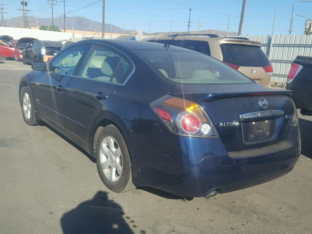 1N4CL21E07C232090 - 2007 NISSAN ALTIMA HYB BLUE photo 3