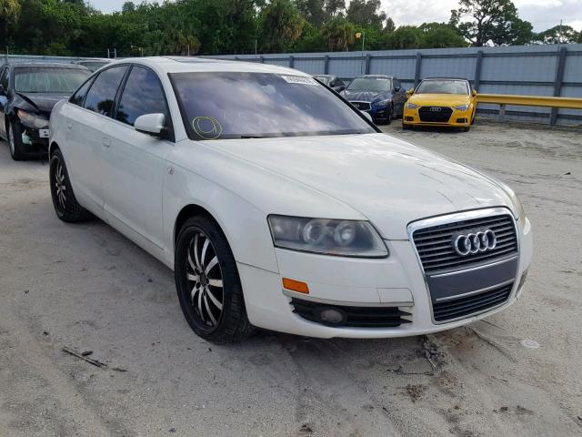 WAUAH74F46N136483 - 2006 AUDI A6 3.2 WHITE photo 1