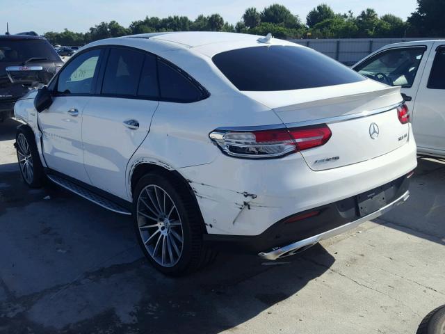 4JGED6EB7HA068093 - 2017 MERCEDES-BENZ GLE COUPE WHITE photo 3