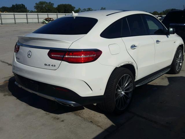 4JGED6EB7HA068093 - 2017 MERCEDES-BENZ GLE COUPE WHITE photo 4