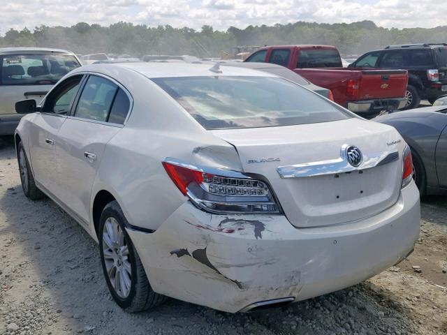 1G4GC5E37DF276227 - 2013 BUICK LACROSSE WHITE photo 3