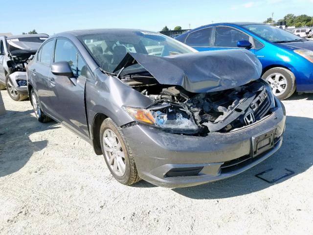 19XFB2F99CE321973 - 2012 HONDA CIVIC EXL 灰色 照片 1