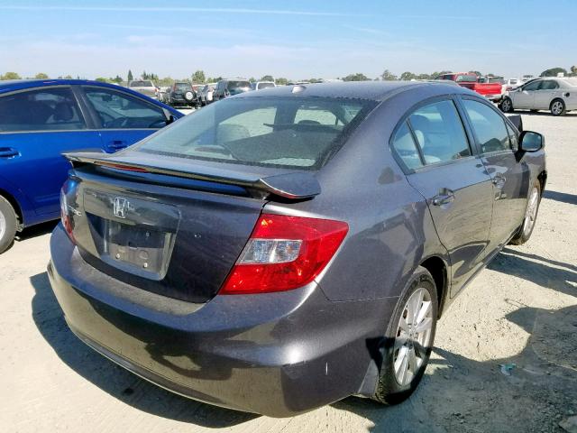 19XFB2F99CE321973 - 2012 HONDA CIVIC EXL 灰色 照片 4
