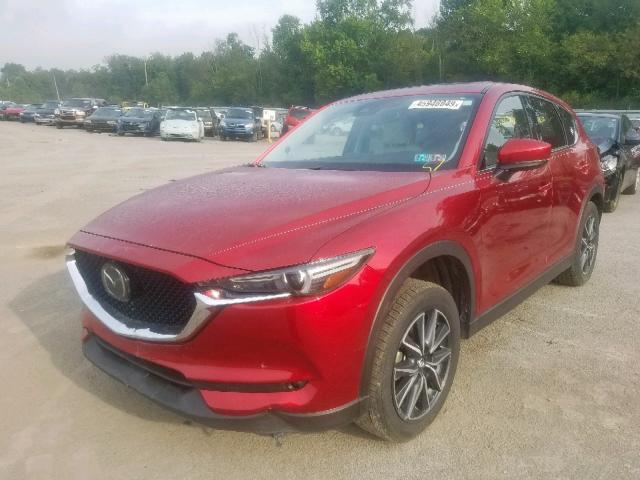 JM3KFBDL5H0144105 - 2017 MAZDA CX-5 GRAND RED photo 2