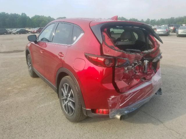 JM3KFBDL5H0144105 - 2017 MAZDA CX-5 GRAND RED photo 3