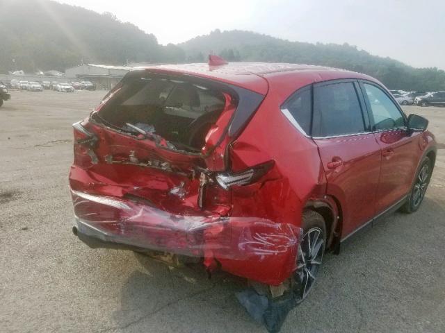 JM3KFBDL5H0144105 - 2017 MAZDA CX-5 GRAND RED photo 4