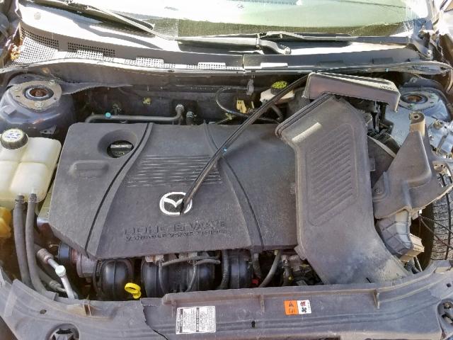 JM1BK343751243038 - 2005 MAZDA 3 HATCHBAC GRAY photo 7