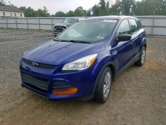 1FMCU0F75EUB54186 - 2014 FORD ESCAPE S BLUE photo 2