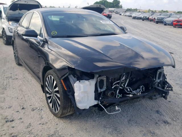 3LN6L5G96HR643639 - 2017 LINCOLN MKZ BLACK BLACK photo 1