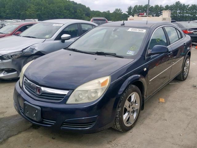 1G8ZS57N47F192654 - 2007 SATURN AURA XE BLUE photo 2