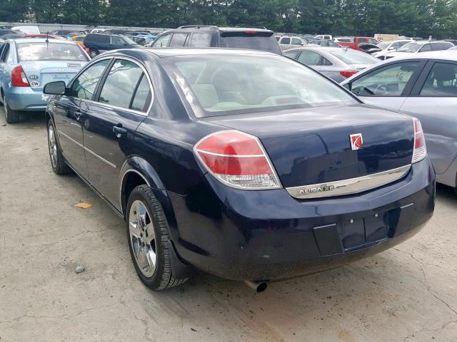 1G8ZS57N47F192654 - 2007 SATURN AURA XE BLUE photo 3