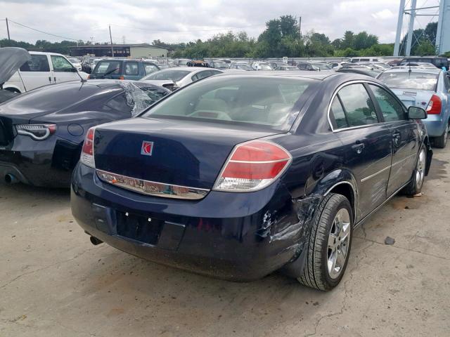 1G8ZS57N47F192654 - 2007 SATURN AURA XE BLUE photo 4