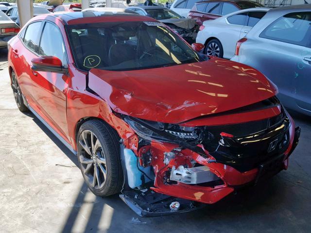 SHHFK7H98JU415035 - 2018 HONDA CIVIC SPOR RED photo 1