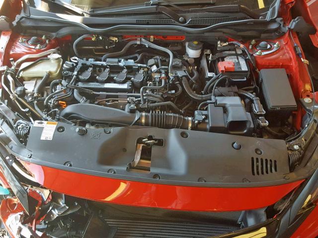 SHHFK7H98JU415035 - 2018 HONDA CIVIC SPOR RED photo 7