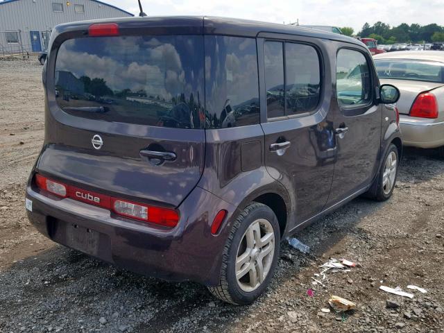 JN8AZ28R59T121275 - 2009 NISSAN CUBE BASE BROWN photo 4