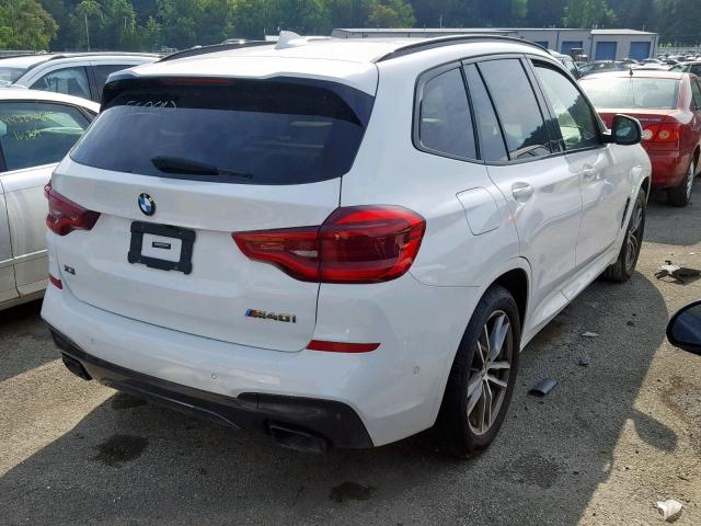 5UXTS3C51J0Z02110 - 2018 BMW X3 XDRIVEM WHITE photo 4