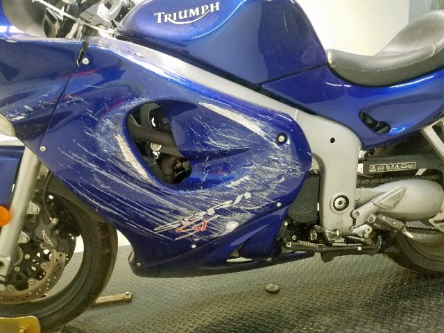 SMT600FM3YJ104607 - 2000 TRIUMPH MOTORCYCLE SPRINT ST BLUE photo 6
