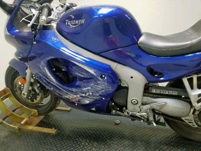 SMT600FM3YJ104607 - 2000 TRIUMPH MOTORCYCLE SPRINT ST BLUE photo 9