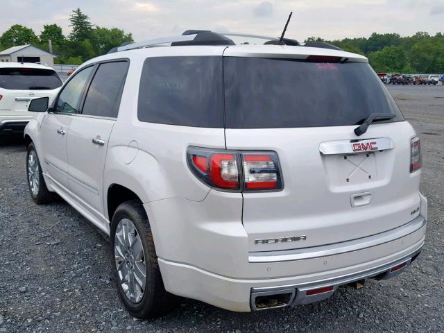 1GKKVTKD7GJ110774 - 2016 GMC ACADIA DEN WHITE photo 3