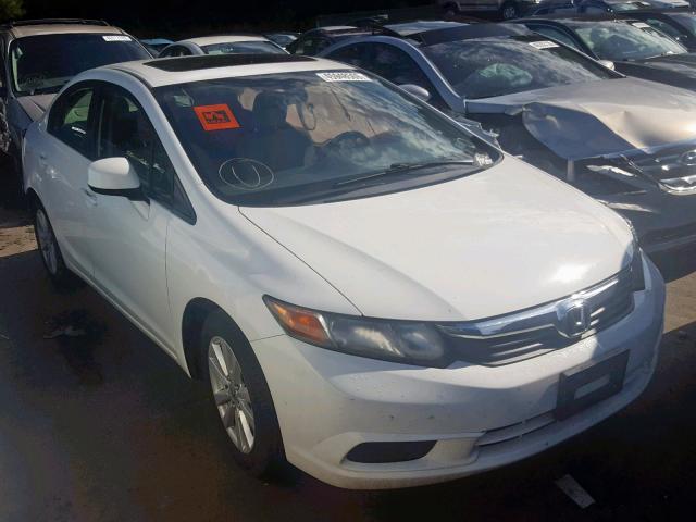 2HGFB2F92CH525634 - 2012 HONDA CIVIC EXL 白色 照片 1