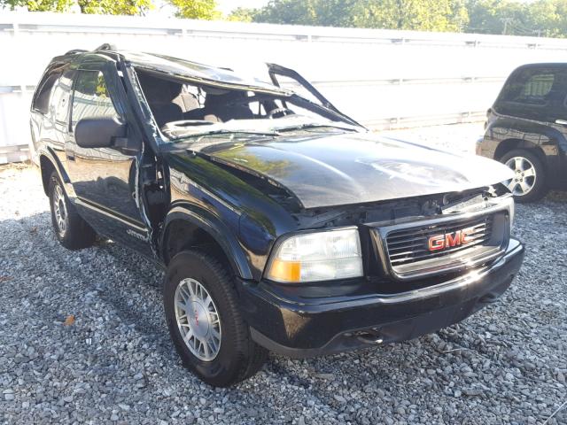 1GKCT18W41K193816 - 2001 GMC JIMMY BLACK photo 1