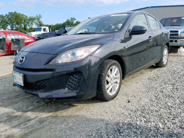 JM1BL1V80C1560684 - 2012 MAZDA 3 I BLACK photo 2